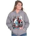 thumbnail image 4 of The Smurfs Kanji Peep The Drip Unisex Plus Size Zip Hoodie Brisco Brands 2X, 4 of 5
