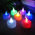 thumbnail image 1 of 6 velas LED de té que cambian de color a granel, velas de té sin llama con luces de colores, 1 of 7