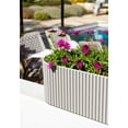 thumbnail image 6 of Veradek Demi Series Window Box 36" Plastic-Stone Planter - (White/1 Pack), 6 of 10