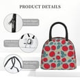thumbnail image 4 of Fotbe Tomato Pattern Lunch Bag , Insulated Lunch Box, Small Leakproof Cooler Food Lunch Containers Reusable Lunch Tote Bags, 4 of 6