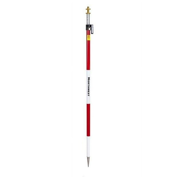 Northwest Instruments Aluminum Prism Pole, 2.5m, Compression Lock (NPP01)