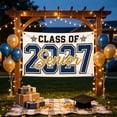 thumbnail image 4 of Class of 2027 Graduation Flags Classroom, Polyester Large Banner Decorations, Easy Hang Store Transport Flag, S*chool Group Celebration Indoor Outdoor Display, 4 of 6