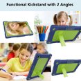 thumbnail image 6 of FIEWESEY for Samsung Galaxy Tab A8 Tablet Case,Heavy-Duty Shockproof Kids Friendly Rugged Protective case for Samsung Galaxy Tab A8 10.5 inch 2022 Release(Model: SM-X200/X205/X207)(Navy/Green), 6 of 6