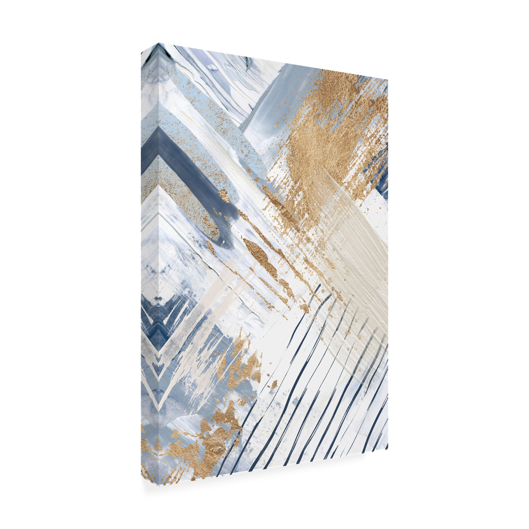 Trademark Fine Art Sally Ann Moss Serenity in Blue 2 Canvas Wall Art