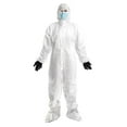 Greenour Hazmat Suits With Boot Covers Disposable Heavyduty Coveralls
