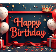 thumbnail image 3 of Decorative Design Birthday Party Banner Star Balloon Happy Birthday for Birthday Celebration Event Decoration Indoor Party, 3 of 7
