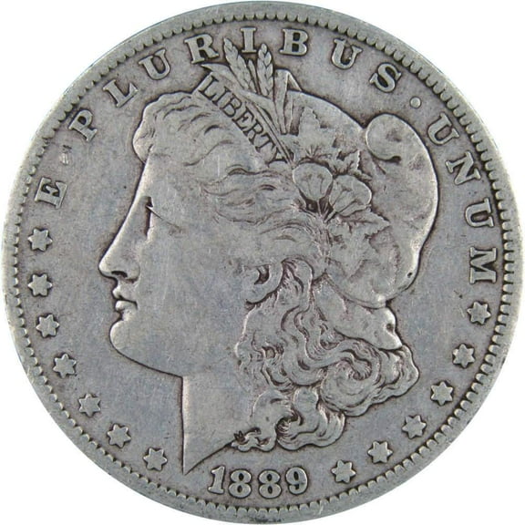 1889 O Morgan Dollar F Fine 90% Silver $1 US Coin Collectible