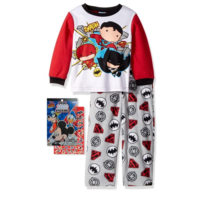 Boys' License Fleece Pajamas with Stickers