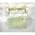 thumbnail image 3 of 3D Acuarela Verde Floral Funda de edredón Set Ropa de cama Set Funda de edredón Fundas de almohada, 3 of 3