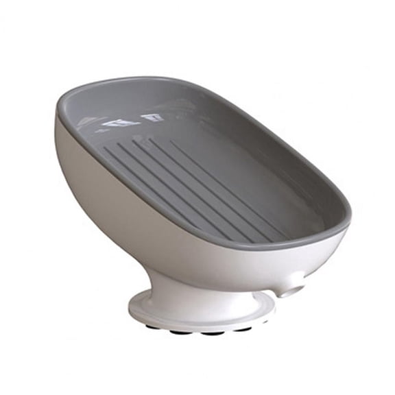 Wodtesl Super Suction Cup Soap Dish With Drainage Bathroom Shower Soap Rack Suction Soap Box Drainage Soap Rack Tray Storage Bathroom