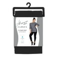 thumbnail image 3 of Hanes Curves Comfort Leggings Black 3X/4X Women's, 3 of 4