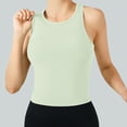 thumbnail image 6 of FNFYFH Womens Tank Tops with Built-in Bra Sleeveless Racerback Shirts Casual Ribbed Fitted Workout Tops, 6 of 10