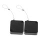 thumbnail image 4 of HAMPPLIES 2Ud Cable Retráctil De Acero Para Seguridad Antipérdida Con Automático Negro, 4 of 7