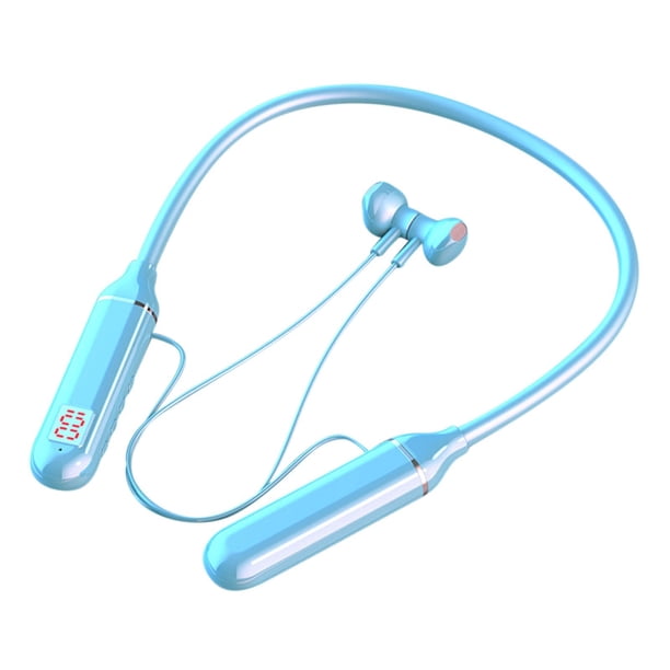 Auriculares Inalámbricos Bluetooth Auriculares Inalámbricos Bluetooth con Suspensión Del Cuello Y Reducción de Ruido, Auriculares Deportivos, Auriculares con Micrófono Auriculares Inalámbricos Bluetoo