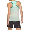 thumbnail image 3 of Playera Asics Mujer Race Sleeveless Verde Running 2012A787301, 3 of 6