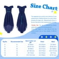 thumbnail image 5 of CHICTRY Juniors Grandes Filles Off-the-Shoulder Bal Cocktail Soirée Robe Perles Brillantes Robe de Fête d'Anniversaire Rose 8, 5 of 5