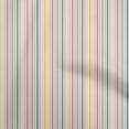 thumbnail image 1 of oneOone Cotton Flex Peach Fabric Stripes Sewing Fabric By The Yard Printed Diy Clothing Sewing Supplies 40 Inch Wide, 1 of 4