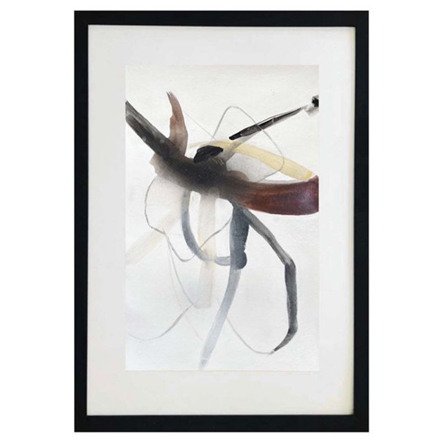 Cuadro de decorativo de 4 vistas de pintado 100% a mano colección MilleniArt enmarcado con madera y vidrio