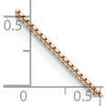 thumbnail image 4 of Solid 14K Rose Gold 1.2mm Box Link with Lobster Lock Chain - 20", 4 of 8