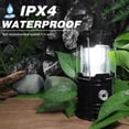 thumbnail image 5 of 2-Pack Solar Camping Lantern, Collapsible LED Solar USB Rechargeable Lantern Flashlight Emergency Hanging Lights for Camping Hurricanes Power Outages Indoor Outdoor, 5 of 6