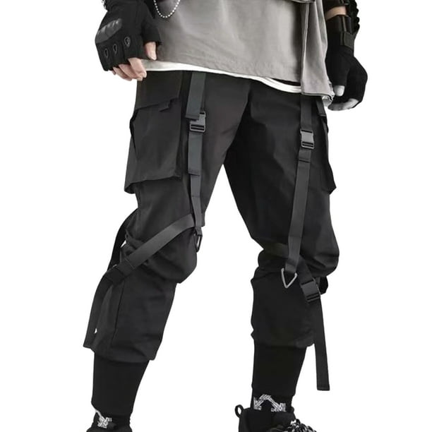 buckle cargo joggers