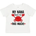 thumbnail image 3 of Inktastic Nana Loves Me Grandson Boys or Girls Toddler T-Shirt, 3 of 5