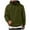 Army Green, variant on DPTALR George Men's Casual Hoodies,Drawstring Quarter Zip Pullover Sweatshirts,Gray,Big and Tall Men L
