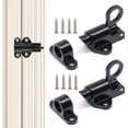 thumbnail image 2 of SHENMO Door Latch Spring Door Latch With 4 Screws Automatic Door Spring Latch Aluminum Alloy Spring Bolt Suitable for Doors and Windows Wardrobes Courtyard Door Outside, 2 of 5