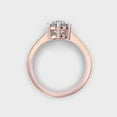 thumbnail image 4 of 1 Ct Wonderful IGI Certified Round Cut Lab Grown Diamond Engagement Ring 18K Rose Gold (E/VVS2) | Luxurious Solitaire Diamond Ring for Women | Size 9.5 by Diamond-Capitals, 4 of 8