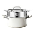 thumbnail image 1 of Utensilios de cocina Stockpot Gran capacidad, fácil de limpiar, moderno con el exterior de cerámica sin recubrimiento para estofar hirviendo Doble capa, 1 of 7