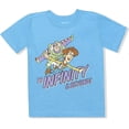 thumbnail image 2 of Toy Story Woody and Buzz Lightyear Boys 2 Pack Character Short Sleeve Tees, 4-7, 2 of 5