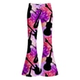 thumbnail image 4 of Girls Halloween Funny Printed Flared Pants For Toddlers Kids Cute Bootcut Leggings Soft Stretchy, 4 of 4