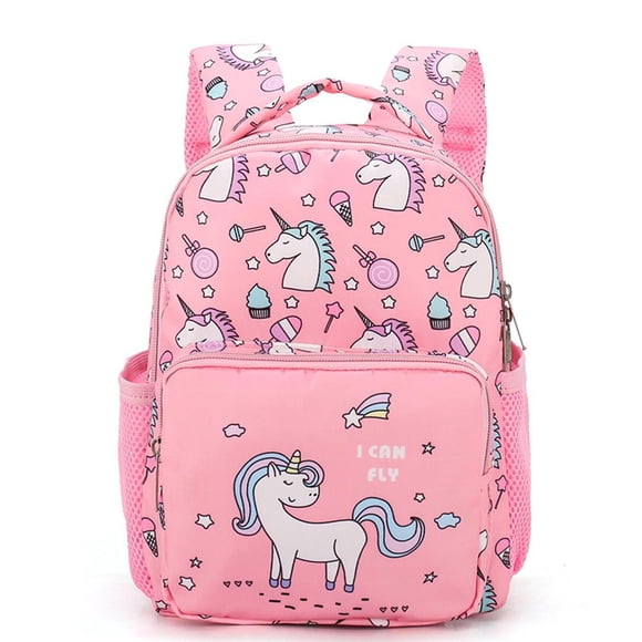 Peggybuy Cute Kindergarten Waterproof Backpack Cartoon Girls Boys School Bags (Pink)