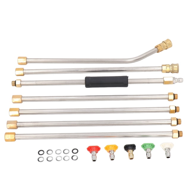 Power Washer Extension Wand, Rustproof Safe Gutter Tool For Car