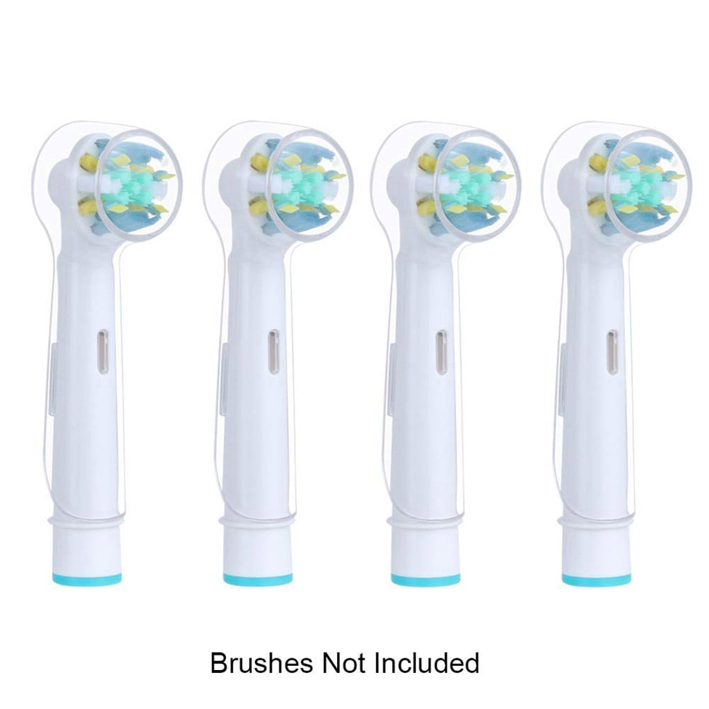 4pcs Electric Toothbrush Round Head Cover Anti Dust for Oral B Health Travel Set 