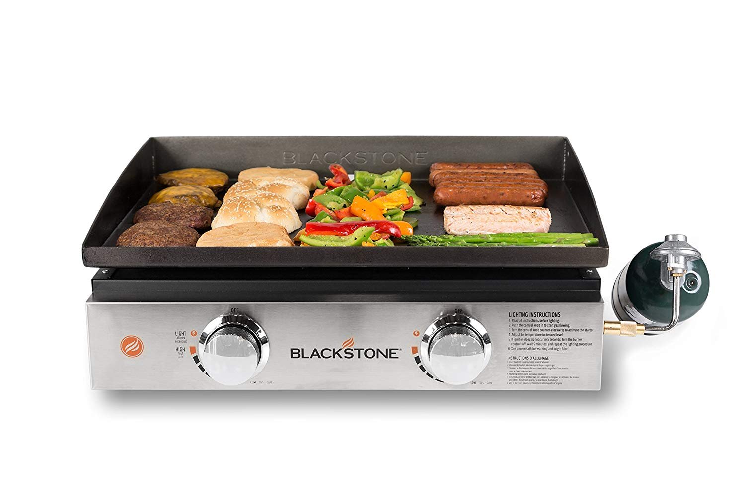 Blackstone 1666 22" Tabletop Griddle Outdoor Grill, 22 inch, Black - image 3 of 8
