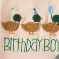thumbnail image 3 of peqiut Toddler Baby Boy Clothes Summer Outfit 3 6 12 18 24 Months 3T Dinosaurs Embroidery Print Short Sleeve Shirt Top + Solid Color Pockets Shorts Trousers Toddler Boys 2PCS Shorts Set, 3 of 6