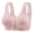 Pink, variant on No Wire Bras for Women Baeitkot Plus-size -border Beautiful Back Front-clasp Bra Wireless and Magnetic-free -style Gathers and Prevents Sagging Minimizes Side Breast Women's Bra