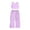 j-920Purple420, variant on HAYIMI Girls Sleeveless Solid Color Vest With Pants For Everyday Casual Summer Outfit Sets Kids Comfortable Everyday Leisure Clothes Sets