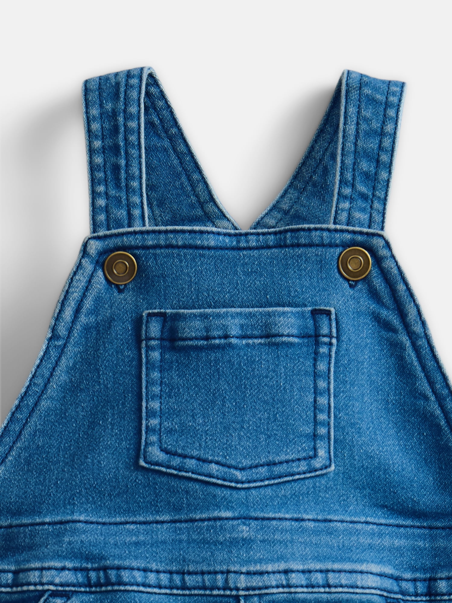 Wonder Nation Baby Boys Sleeveless Overall Romper, Sizes 0/3M-24M