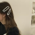 thumbnail image 3 of 3 piezas, Colors & Beauty Chic Pinza para el cabello para mujer - Pasadores para el cabello con diamantes de imitación - Pinzas para el cabello elegantes para mujer - Horquillas para joyería - Pasador, 3 of 5