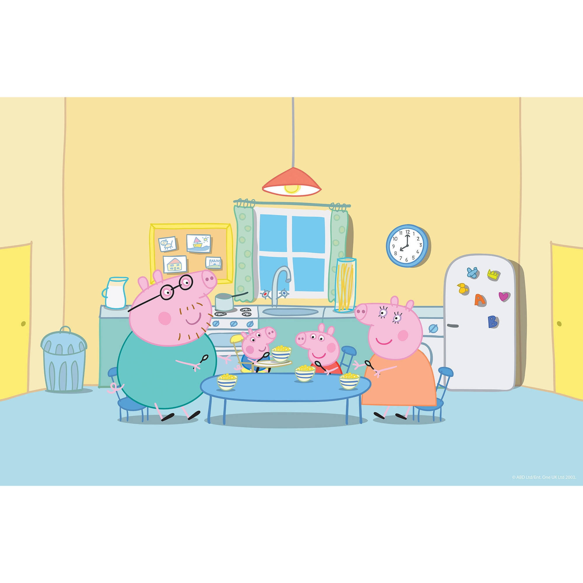 Marmont Hill "Peppa in the Kitchen" Peppa Pig Painting Print on Canvas