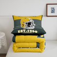 thumbnail image 4 of Erosebridal Football Bedding Sets Twin with Comforter, Teens Room Decor, Dark Green 2 Pieces, Dallas, 4 of 6