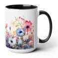 thumbnail image 4 of GCO Large Floral Coffee Mug 15oz Ceramic Tea Cup Gift For Mom, 4 of 4