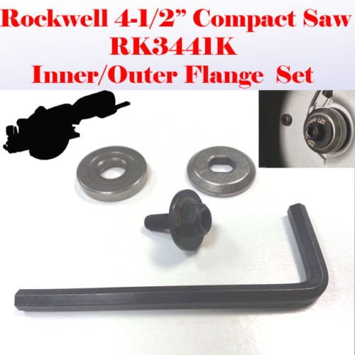 Outer & Inner Flange Lock Blade Bolt Key for Rockwell 41/2" Compact