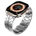 thumbnail image 4 of Correa de acero inoxidable para Apple Watch, pulsera Ultra Band de 49mm, 45mm, 44mm, 42mm para Apple Watch se iwatch Series 8 7 6 5 4 3 Link, 4 of 4