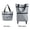 GREY, variant on Foldable Shopping Cart with Wheels, Upgraded 2 in 1 Portable Grocery Cart Foldable with Wheels and Pull Handle for Market & Grocery Runs Gift for Women & Seniors,GREEN