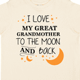 thumbnail image 4 of Inktastic I Love My Great Grandmother to the Moon and Back Boys or Girls Toddler T-Shirt, 4 of 5