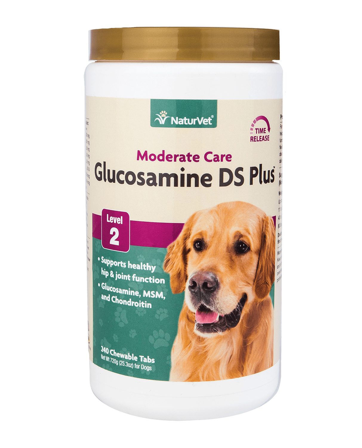 NaturVet GlucosamineDS + Level 2 Joint Supplement for Dogs, 240