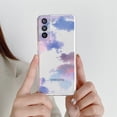 thumbnail image 1 of Bonita funda de teléfono de nube colorida para Samsung Galaxy S21 FE S21 plus S22 Ultra A22 A32 A52 A72 A82 A53 A73 A71 A51 Note 20 zhangmengya LED, 1 of 1